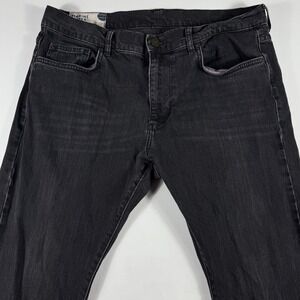 Marine Layer Men's 36x32 Slim Straight Jeans Stretch Pants Black
